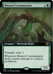 Magic the Gathering - Phyrexia All Will Be One - Bloated Contaminator (Extended Art)