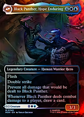 Magic: The Gathering - Marvel Super Heroes - King T'Challa // Black Panther, Hope Enduring (346) Foil