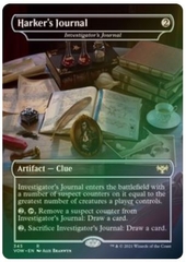 Magic the Gathering  - Innistrad: Crimson Vow - Harker's Journal (Investigator's Journal) (Dracula Series) FOIL