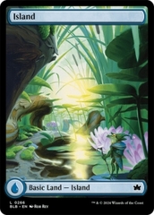 Magic the Gathering - Bloomburrow - Island (266) (Full Art) FOIL