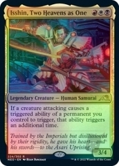 Magic the Gathering - Kamigawa: Neon Dynasty - Isshin, Two Heavens as One FOIL
