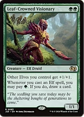 Magic the Gathering - Foundations Jumpstart (Jumpstart 2025) - Leaf-Crowned Visionary