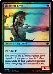Magic the Gathering - Foundations - Llanowar Elves FOIL