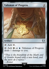 Magic the Gathering - The Lord of the Rings: Tales of Middle-Earth Commander - Talisman of Progress