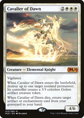Magic the Gathering - Core Set 2020 - Cavalier of Dawn