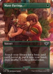 Magic the Gathering - The Lord of the Rings: Tales of Middle-earth - Many Partings (Borderless)