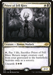 Magic the Gathering - Modern Horizons 2 - Priest of Fell Rites (Showcase)