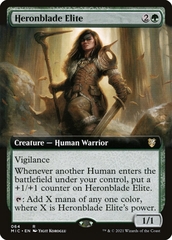 Magic the Gathering - Innistrad: Midnight Hunt Commander - Heronblade Elite (Extended Art)