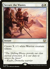 Magic the Gathering  - March of the Machine Commander - Secure the Wastes