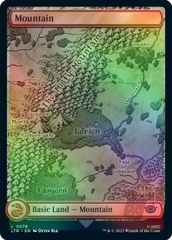 Magic the Gathering - The Lord of the Rings: Tales of Middle-earth - Mountain (278) (Full Art) FOIL