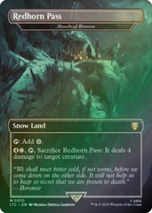 Magic the Gathering - The Lord of the Rings: Tales of Middle-earth Commander - Redhorn Pass (Mouth of Ronom) FOIL