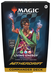 Magic: The Gathering - Aetherdrift Commander Deck - Living Energy (Green-Blue-Red)