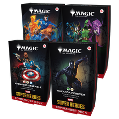 [Pre-Order] Magic: The Gathering - Marvel Super Heroes - Commander Deck Set (4 Deck)