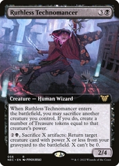 Magic the Gathering - Kamigawa: Neon Dynasty Commander  - Ruthless Technomancer (Extended Art)