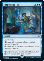 Magic the Gathering - Commander 2021 - Perplexing Test