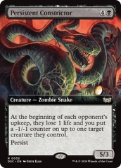 Magic the Gathering - Duskmourn: House of Horror Commander - Persistent Constrictor (Extended Art)