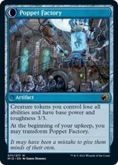 Magic the Gathering - Innistrad: Midnight Hunt - Poppet Stitcher // Poppet Factory