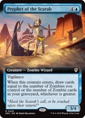 Magic the Gathering - Aetherdrift Commander - Prophet of the Scarab (Extended Art)