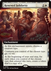 Magic the Gathering - Aetherdrift Commander - Renewed Solidarity (Extended Art)