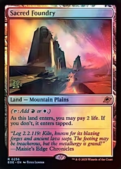 Magic the Gathering - Edge of Eternities - Sacred Foundry (Prerelease FOIL)