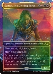 Magic the Gathering - Aetherdrift - Samut, the Driving Force (Borderless) FOIL