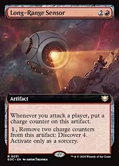 Magic the Gathering - Edge of Eternities Commander - Long-Range Sensor (Extended Art)