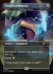 Magic the Gathering - Secret Lair - Lightning Greaves (Chancla relámpagos) FOIL