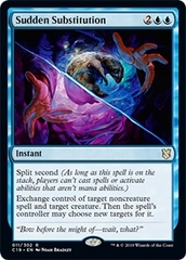 Magic the Gathering - Commander 2019 - Sudden Substitution