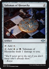 Magic the Gathering - Modern Horizons - Talisman of Hierarchy