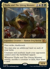 Magic the Gathering - March of the Machine - Thalia and The Gitrog Monster