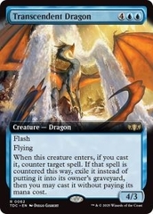 Magic the Gathering - Tarkir: Dragonstorm Commander - Transcendent Dragon (Extended Art)
