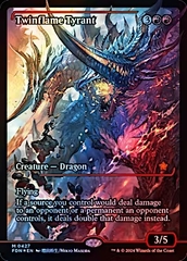 Magic the Gathering - Foundations - Twinflame Tyrant (Japan Showcase) FOIL