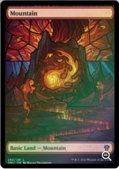 Magic the Gathering - Dominaria United - Mountain (STAINED GLASS)