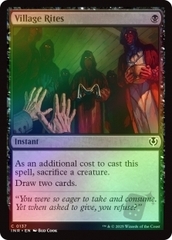 Magic the Gathering - Innistrad Remastered - Village Rites FOIL