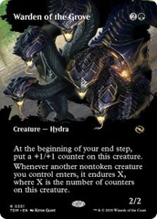 Magic the Gathering - Tarkir: Dragonstorm - Warden of the Grove (Borderless)