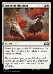 Magic the Gathering - Wilds of Eldraine - Stroke of Midnight