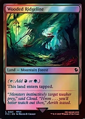 Magic the Gathering - Final Fantasy Commander - Wooded Ridgeline (Surge Foil)