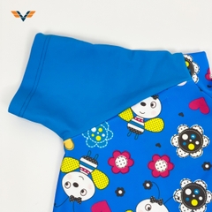 Đồ bơi bé gái liền váy cổ lọ 784