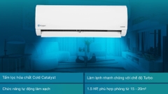 Điều hòa  Casper Inverter 1.5 HP IC-12TL32
