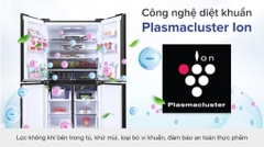 Tủ lạnh Sharp Inverter 525 lít Multi Door SJ-FXP600VG-BK