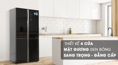 Tủ lạnh Aqua Inverter 456 lít Multi Door AQR-IG525AM GB
