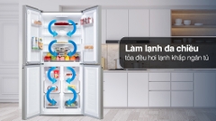 Tủ lạnh Sharp Inverter 362 lít Multi Door SJ-FX420VG-BK