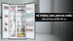 Tủ lạnh Sharp Inverter 532 lít Side By Side SJ-SBX530VG-BK