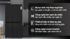 Tủ lạnh LG Inverter 649 lít Side By Side GR-B257WB