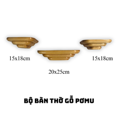Kệ Bàn Thờ Bộ GỖ PƠ MU