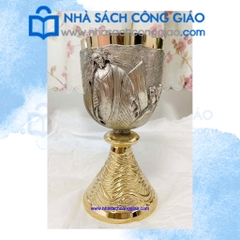 Chén Lễ Roma CLXV1235 Mẫu Chúa Giê-su chịu nạn và Phục Sinh 22cm