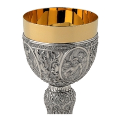 Chén Lễ Ý Baroque Mô Tả Cái Chết Và Phục Sinh CLXV1553