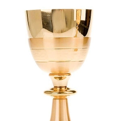 Chén lễ Italy CLXV011 Mẫu Thánh giá bạc 21cm