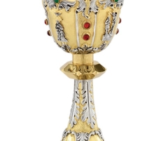 Chén lễ xi vàng CLXV6658 mẫu thiết kế Nazareth 26cm