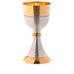 Chén lễ xi vàng CLXV071 Mẫu bạc xi vàng Italy chấm mờ 17cm